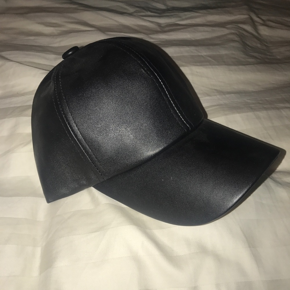 leather hat